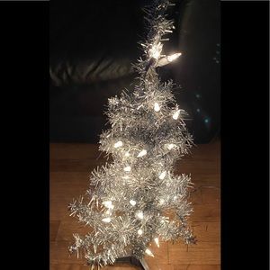 Silver lighted Christmas 🎄 Tree